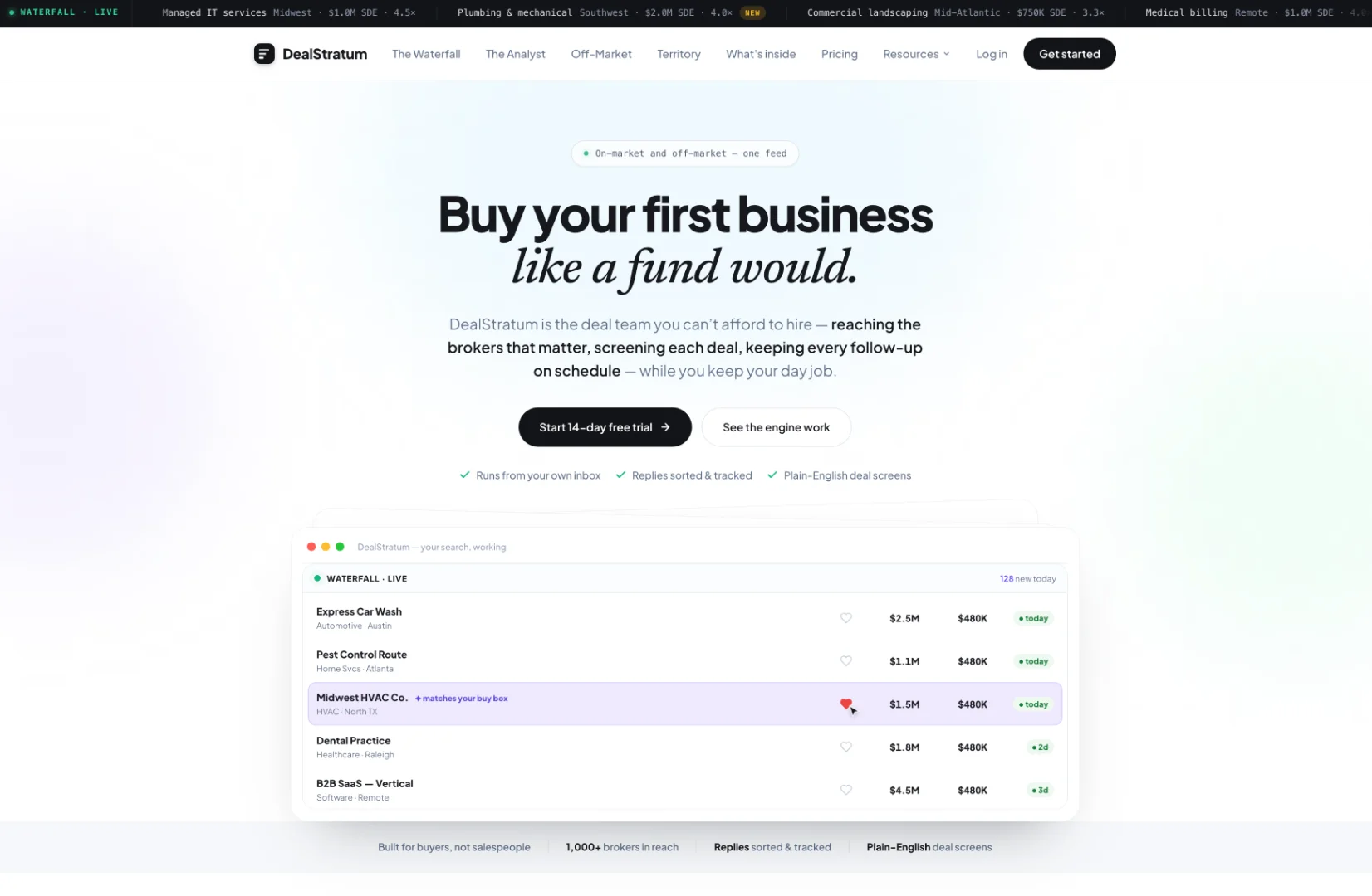 DealStratum screenshot