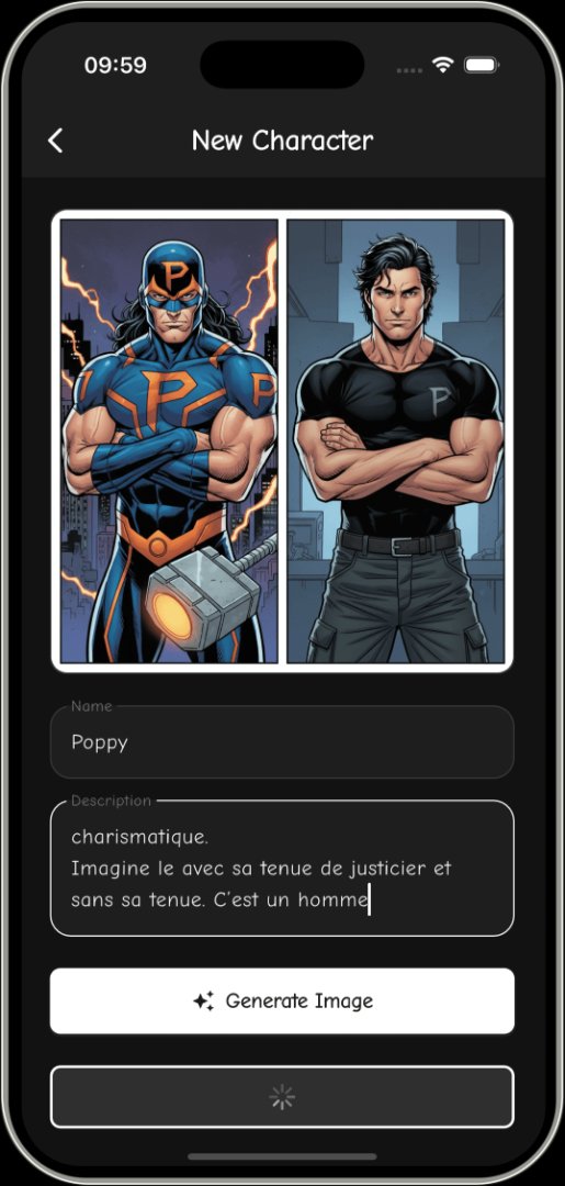 AI comic maker screenshot