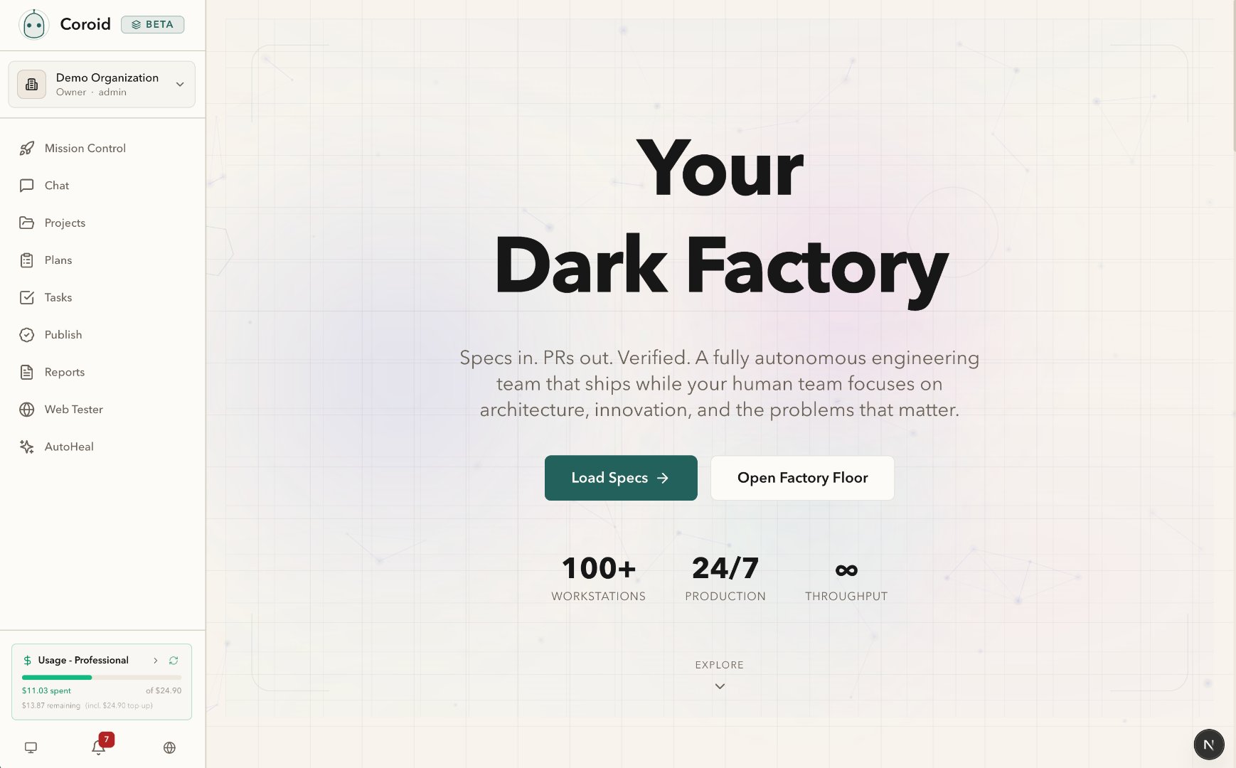 Coroid screenshot