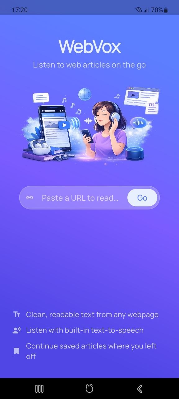 WebVox screenshot