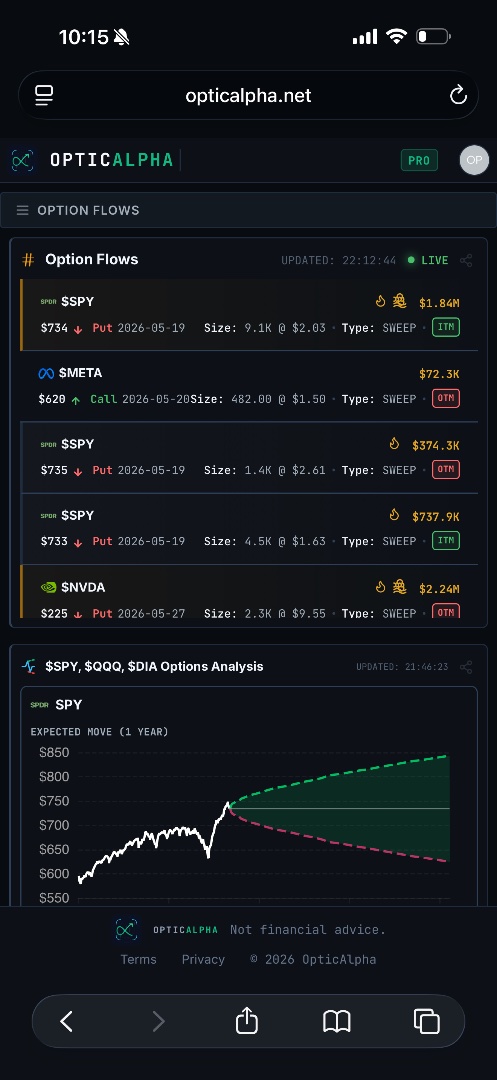 Opticalpha screenshot