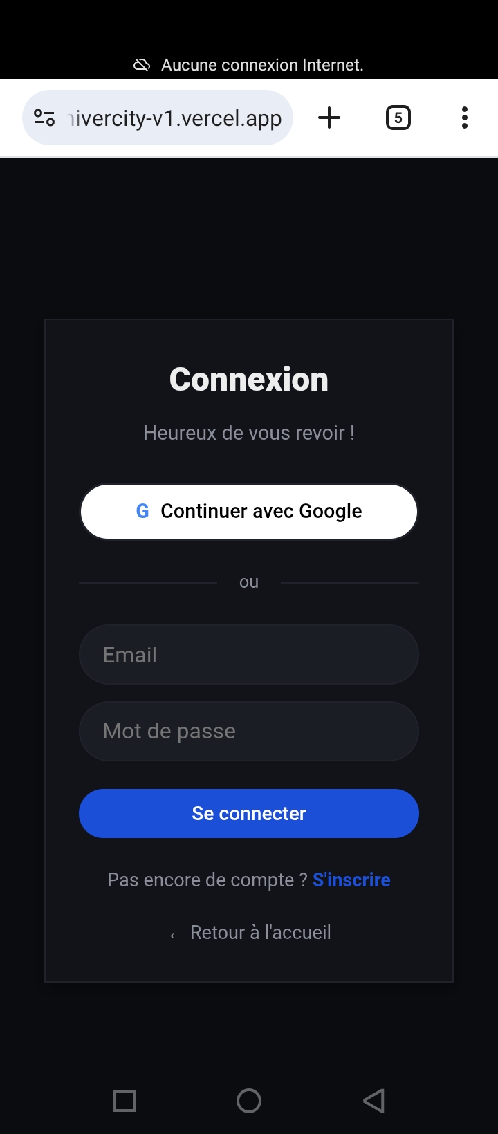 Univercity screenshot