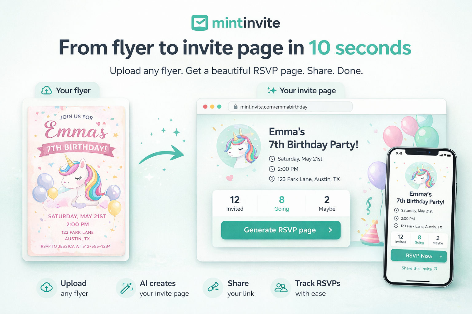 Mint Invite screenshot