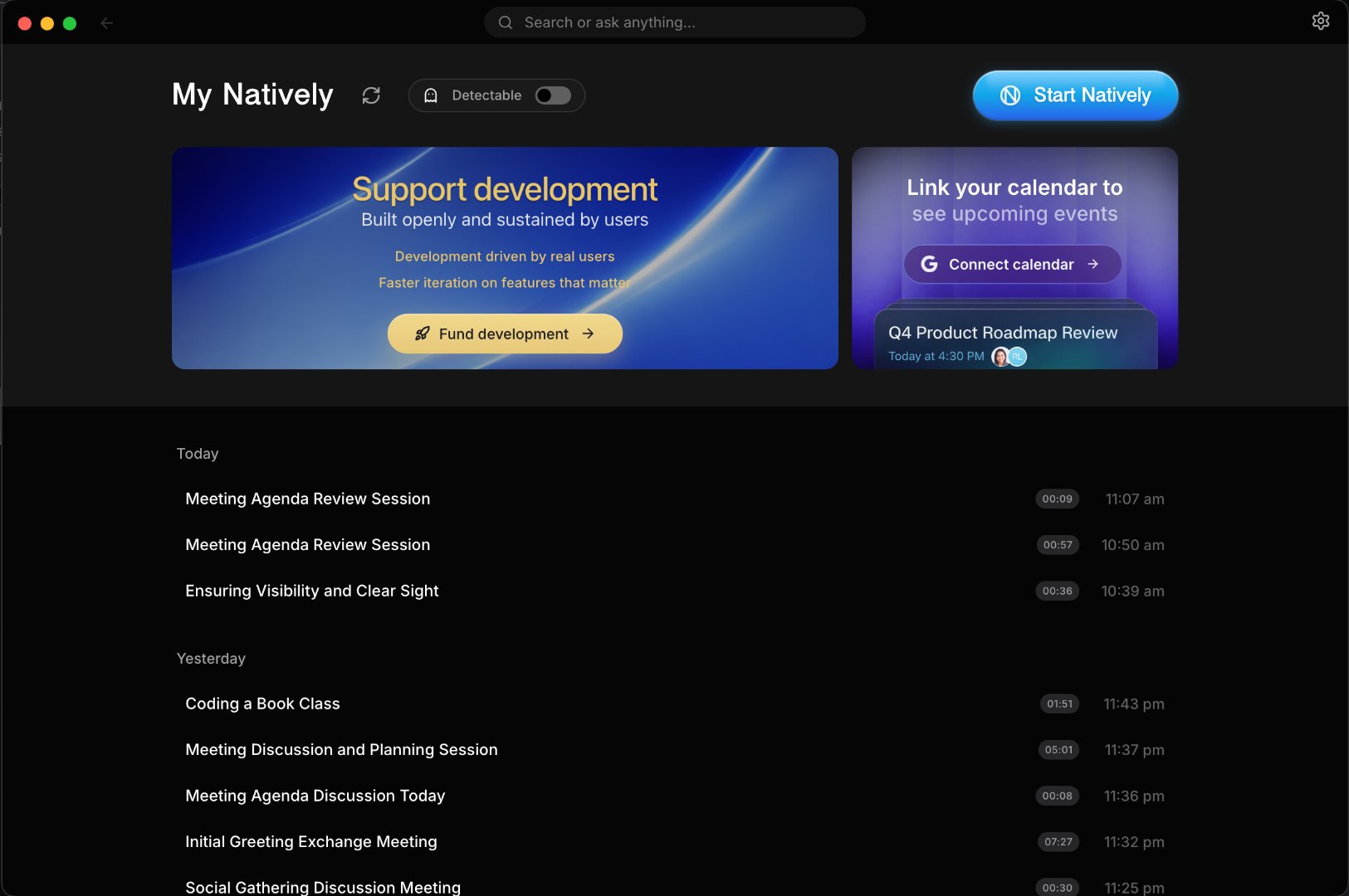 Natively Ai screenshot