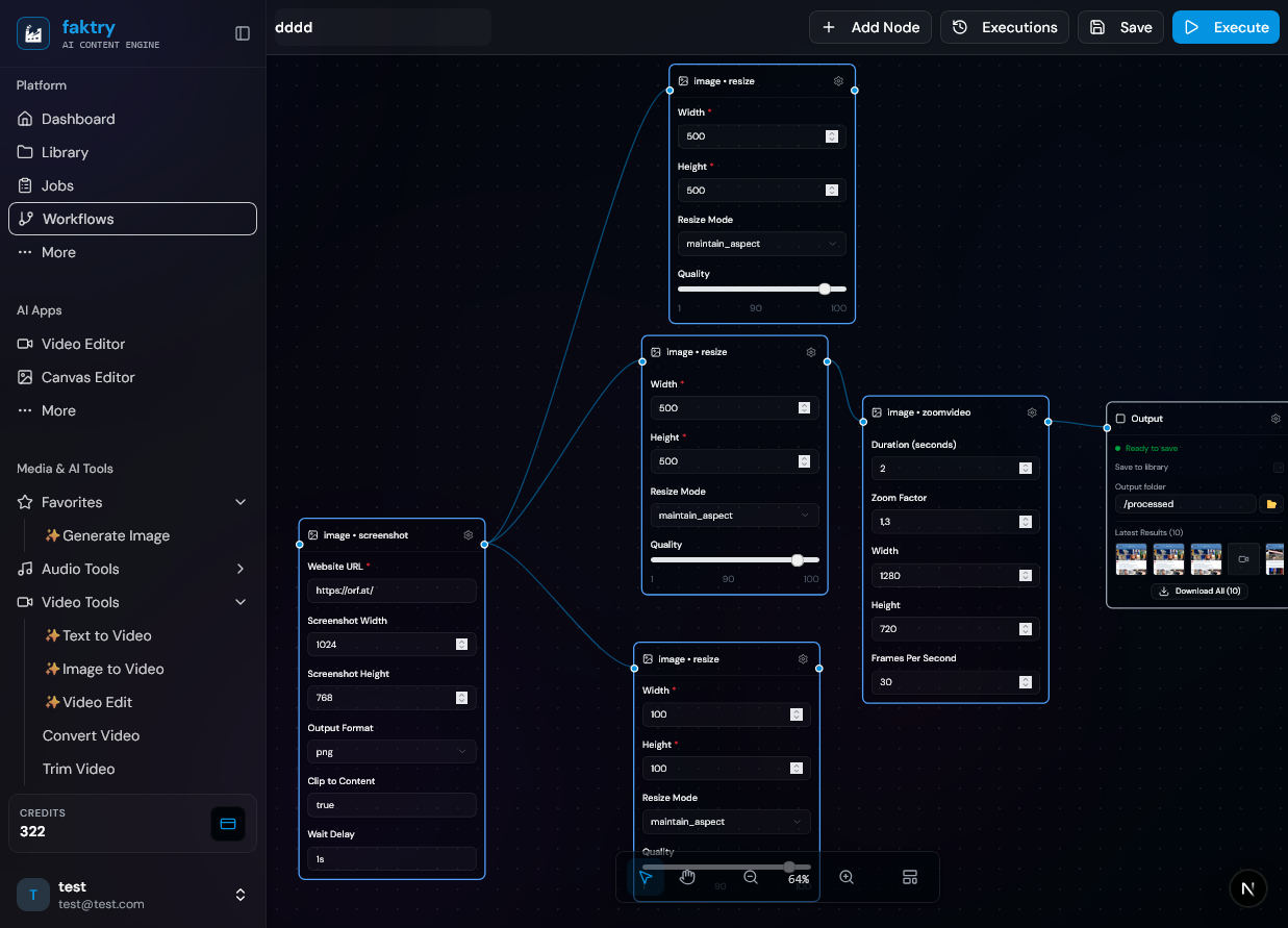 faktry screenshot