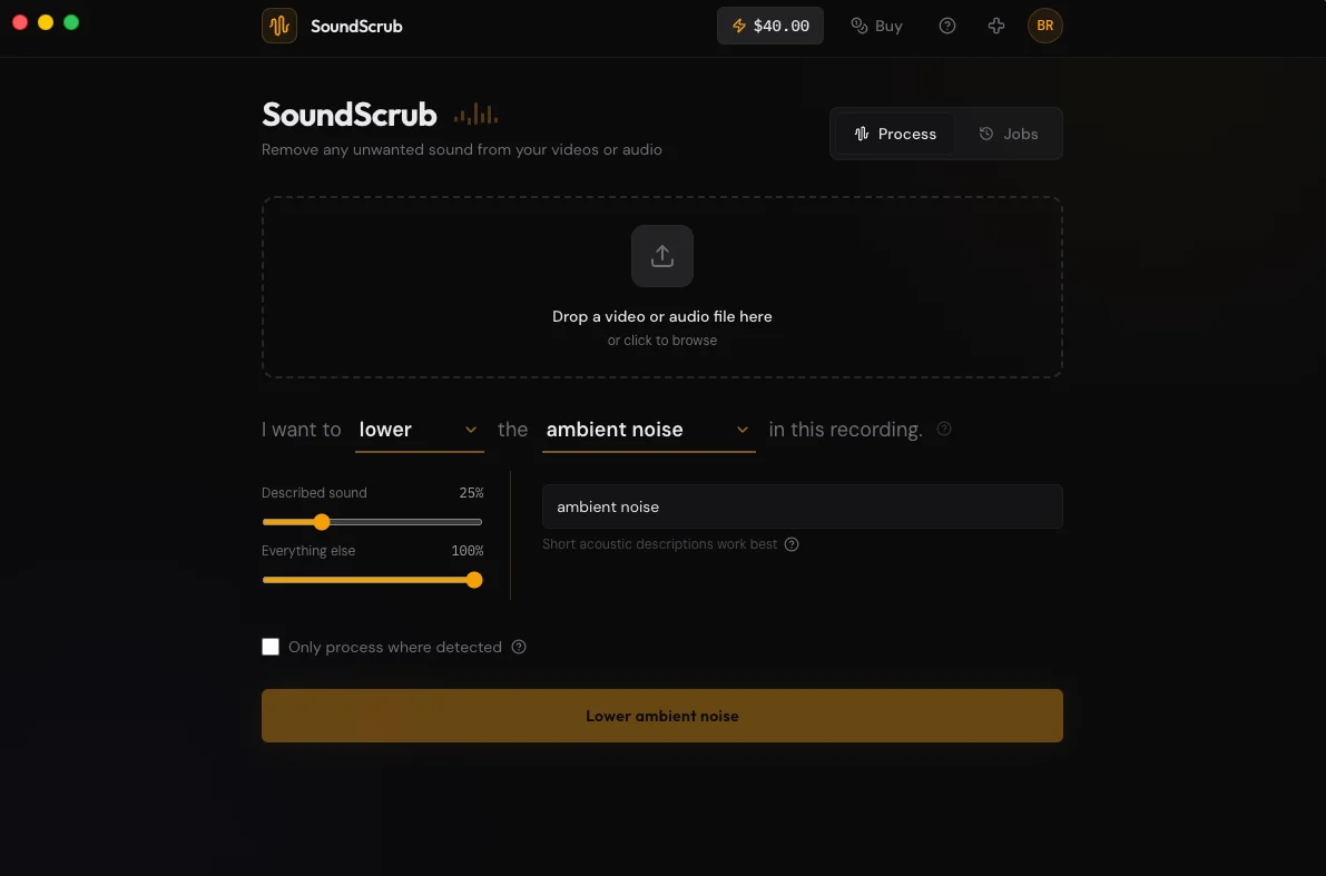 Soundscrub screenshot