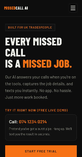 Missed Call AI logo
