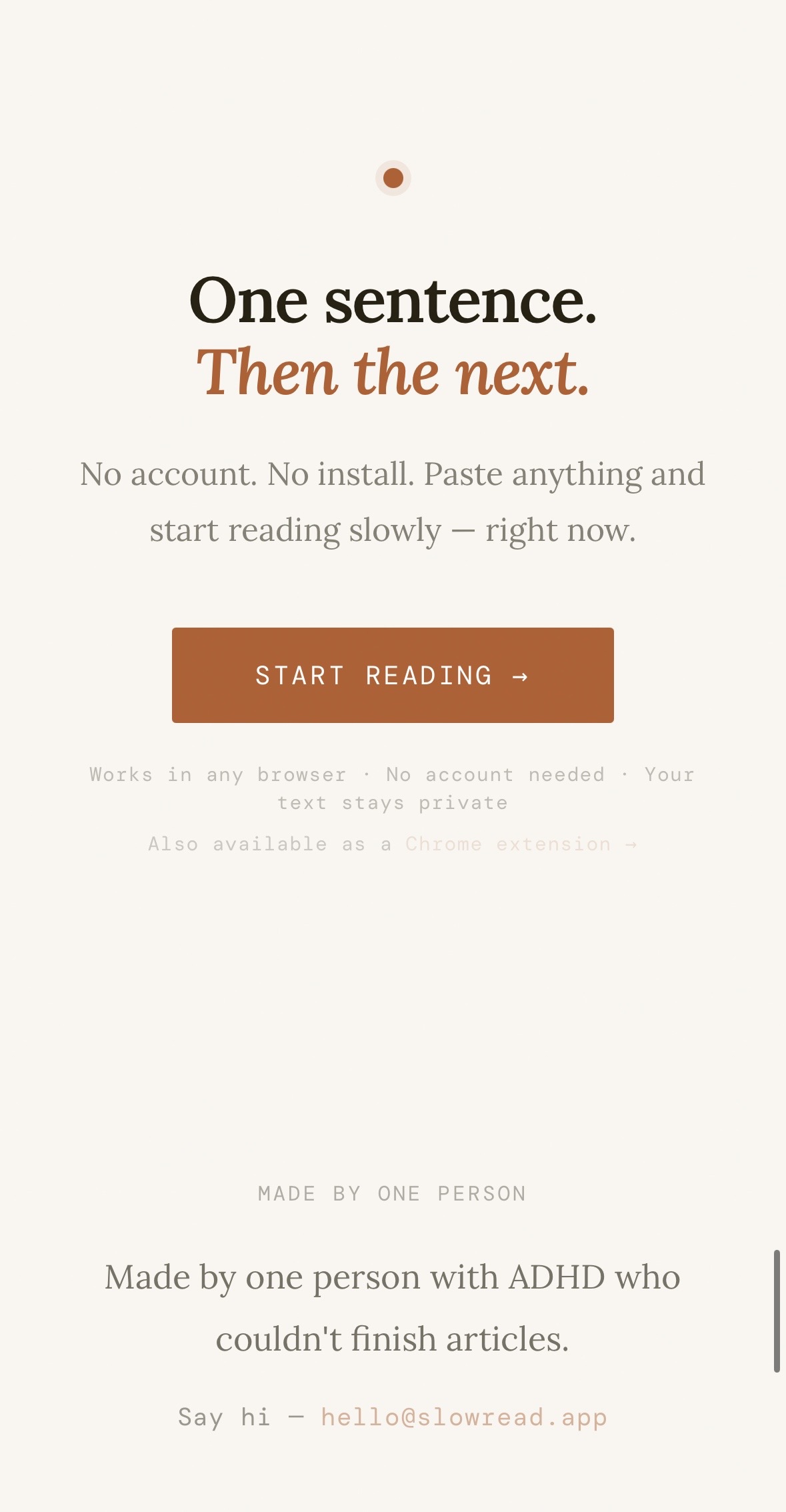 SlowRead logo