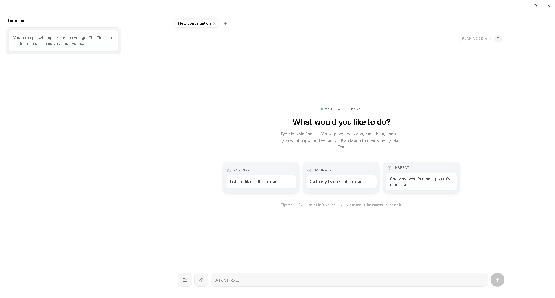 Verlox screenshot