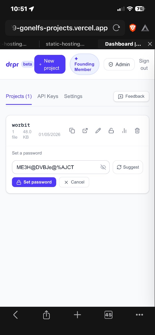 drpr screenshot