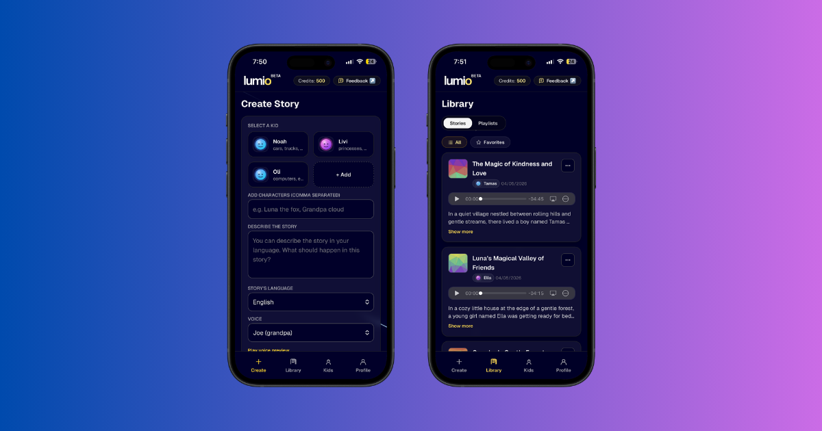 Lumio screenshot