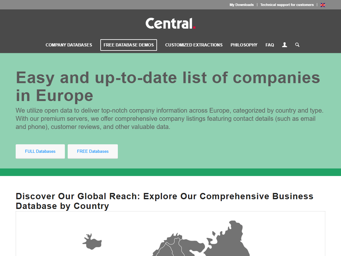 CompaniesData Cloud screenshot
