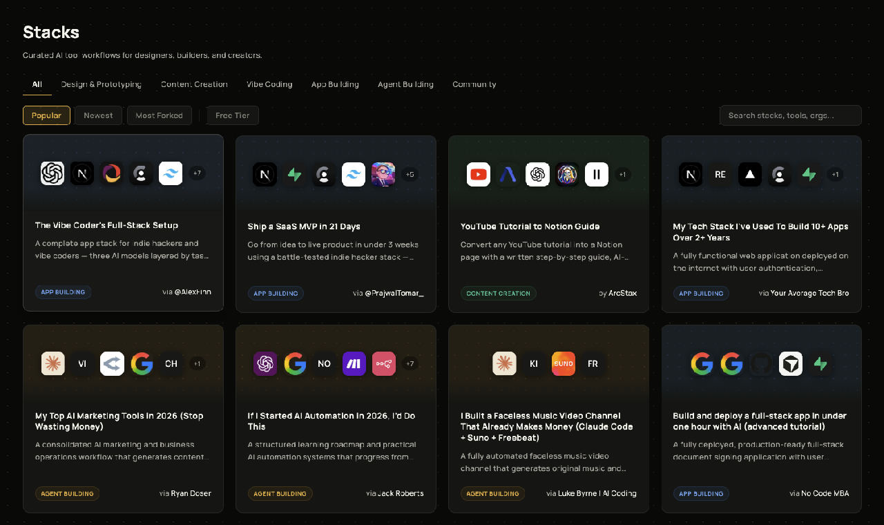 ArcStax screenshot