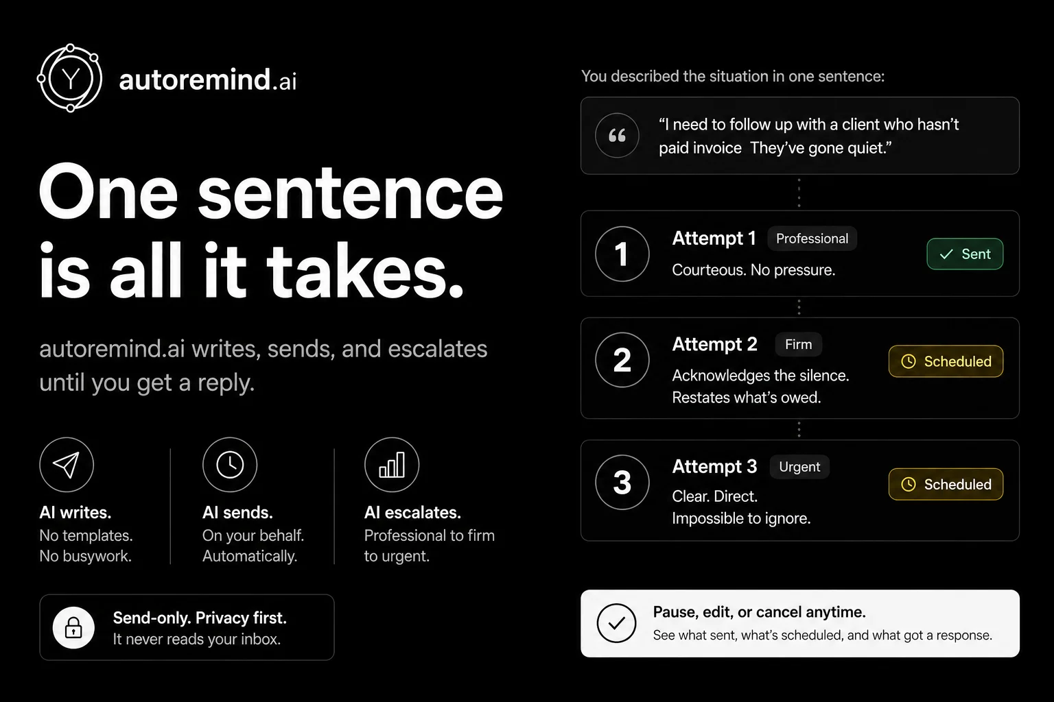 autoremind.ai screenshot