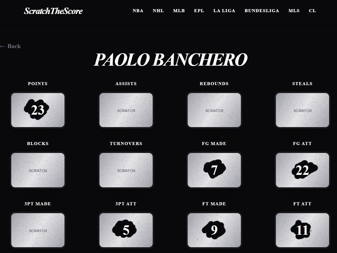 ScratchTheScore screenshot