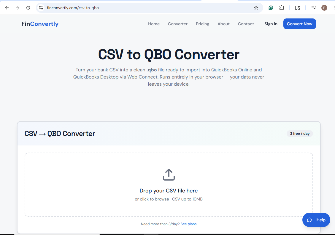 FinConvertly screenshot