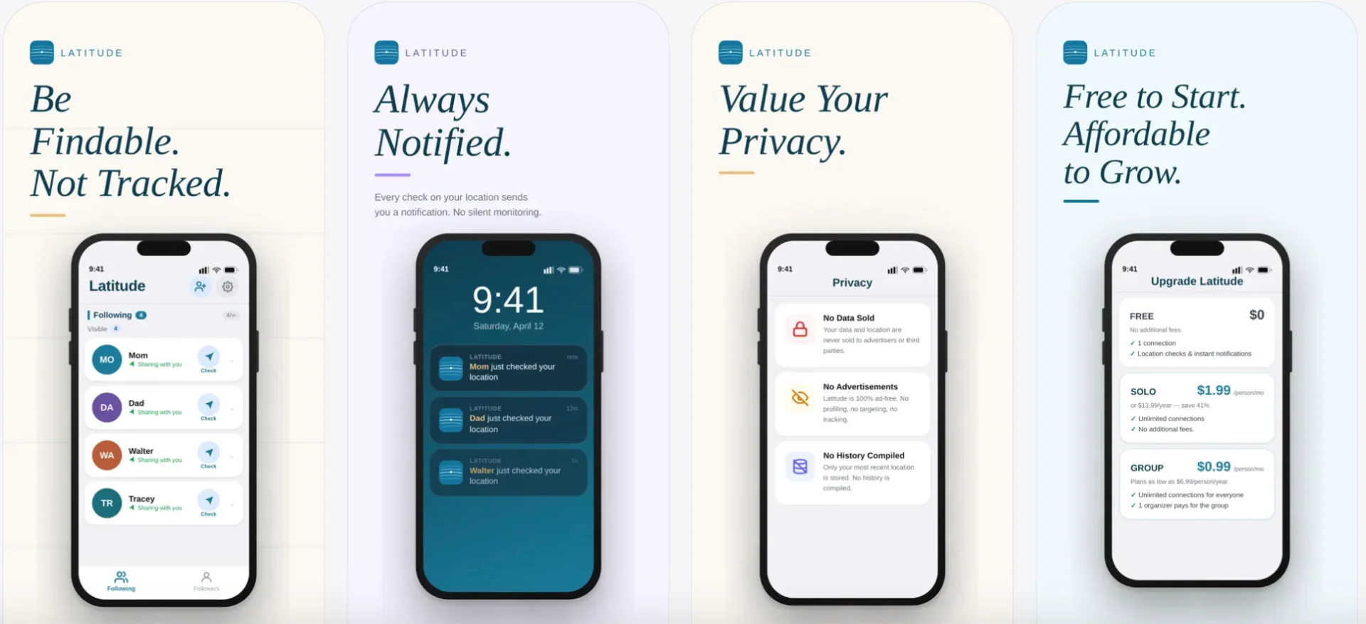 Latitude screenshot