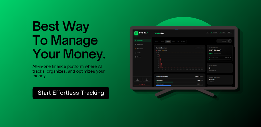 LYDRA Finance screenshot