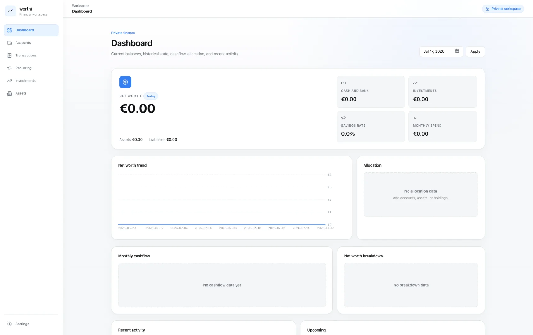 Worthi screenshot
