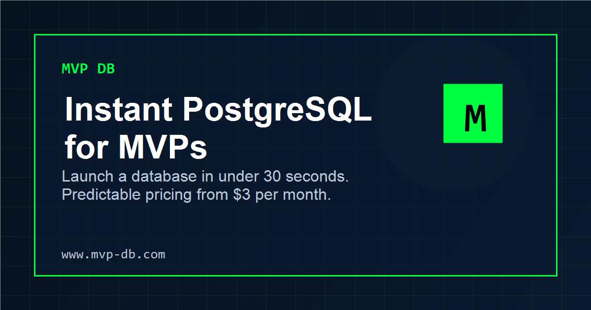 MVP-DB screenshot