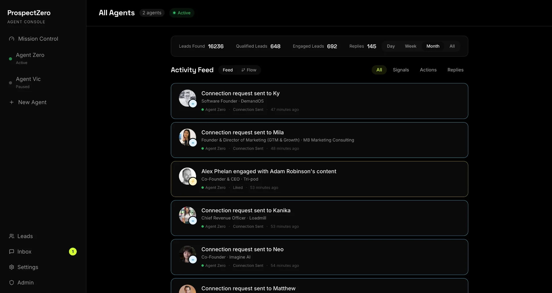 ProspectZero screenshot