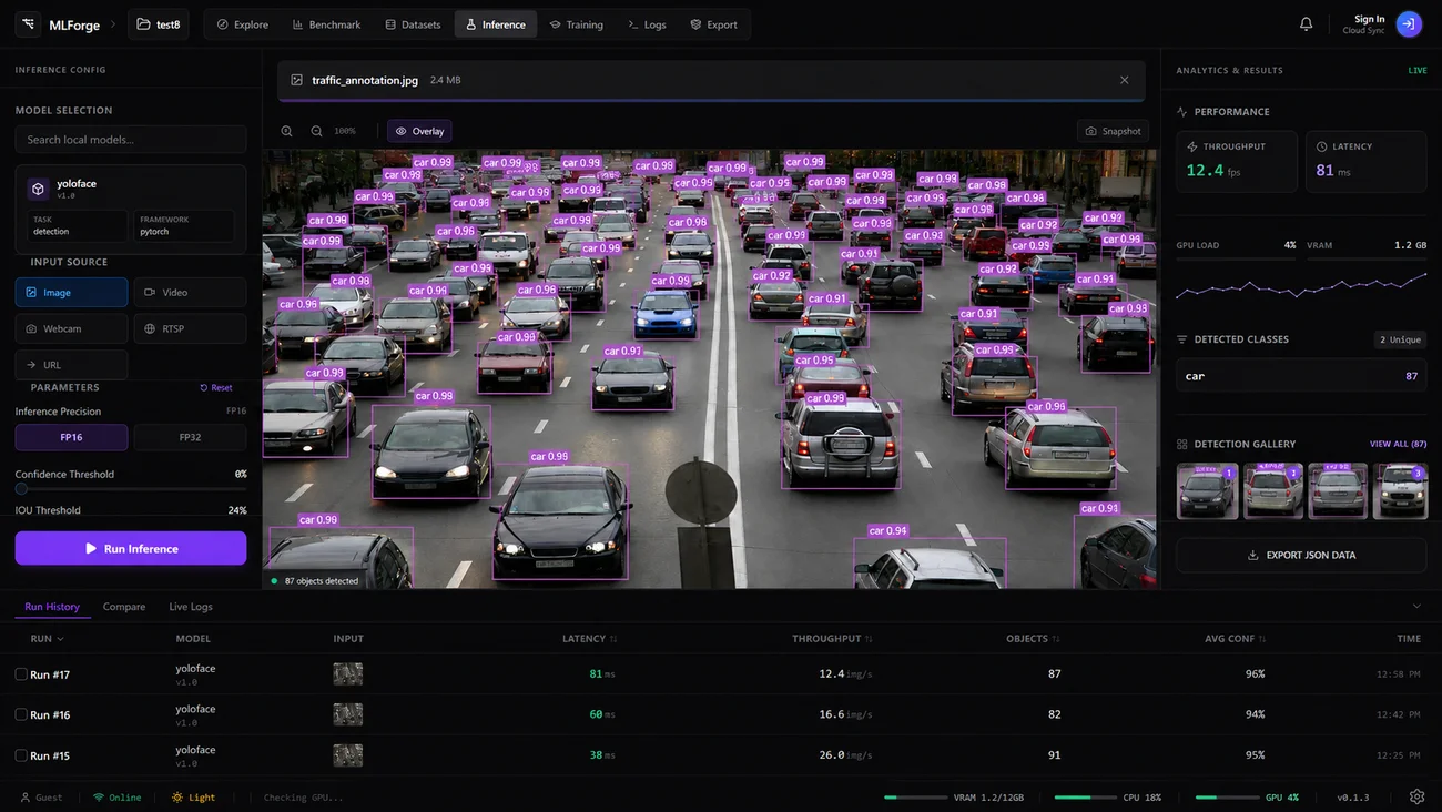 mlforge screenshot