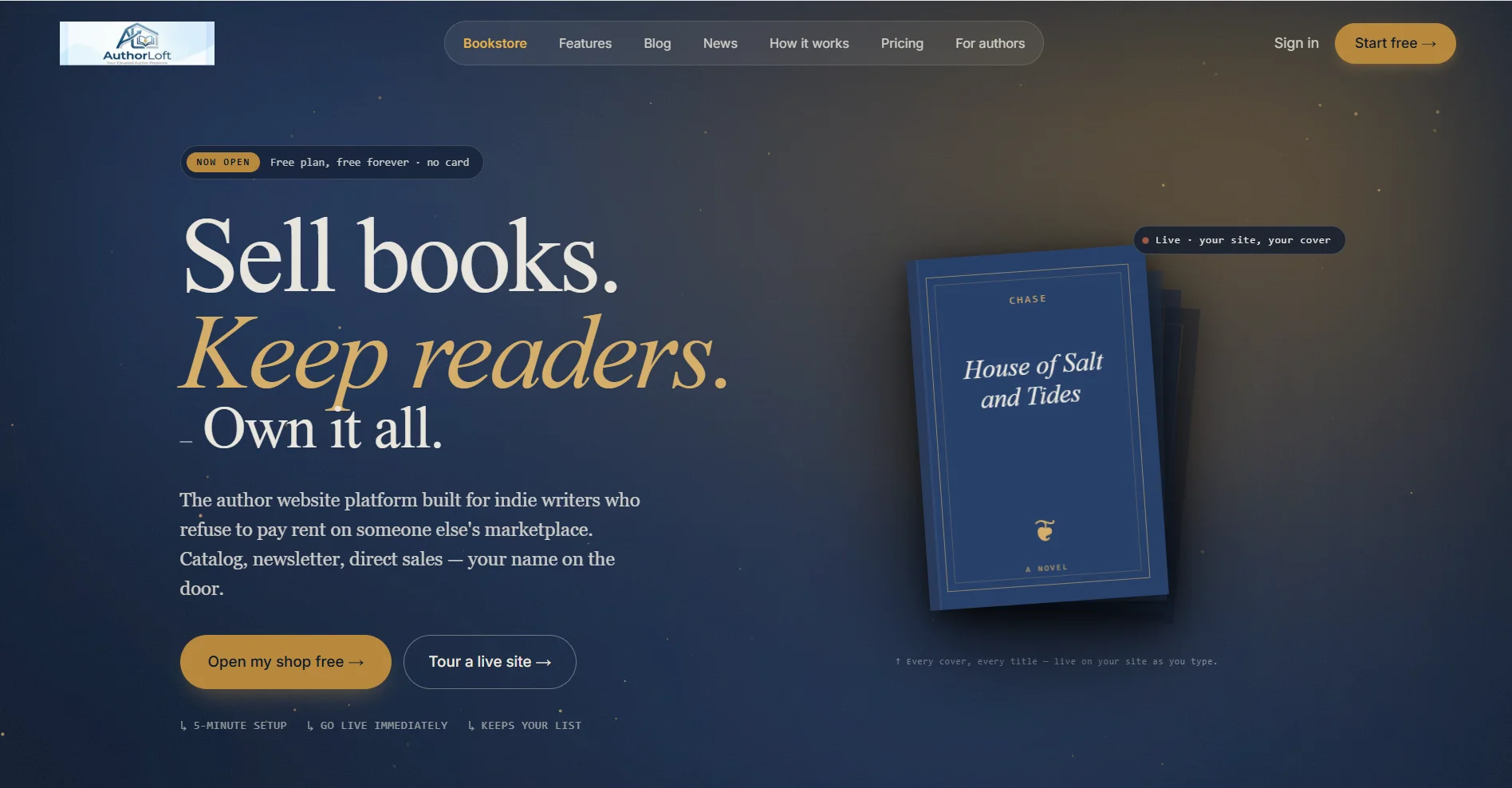 AuthorLoft screenshot