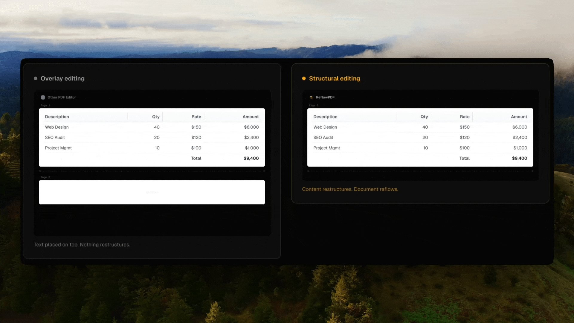 ReflowPDF screenshot