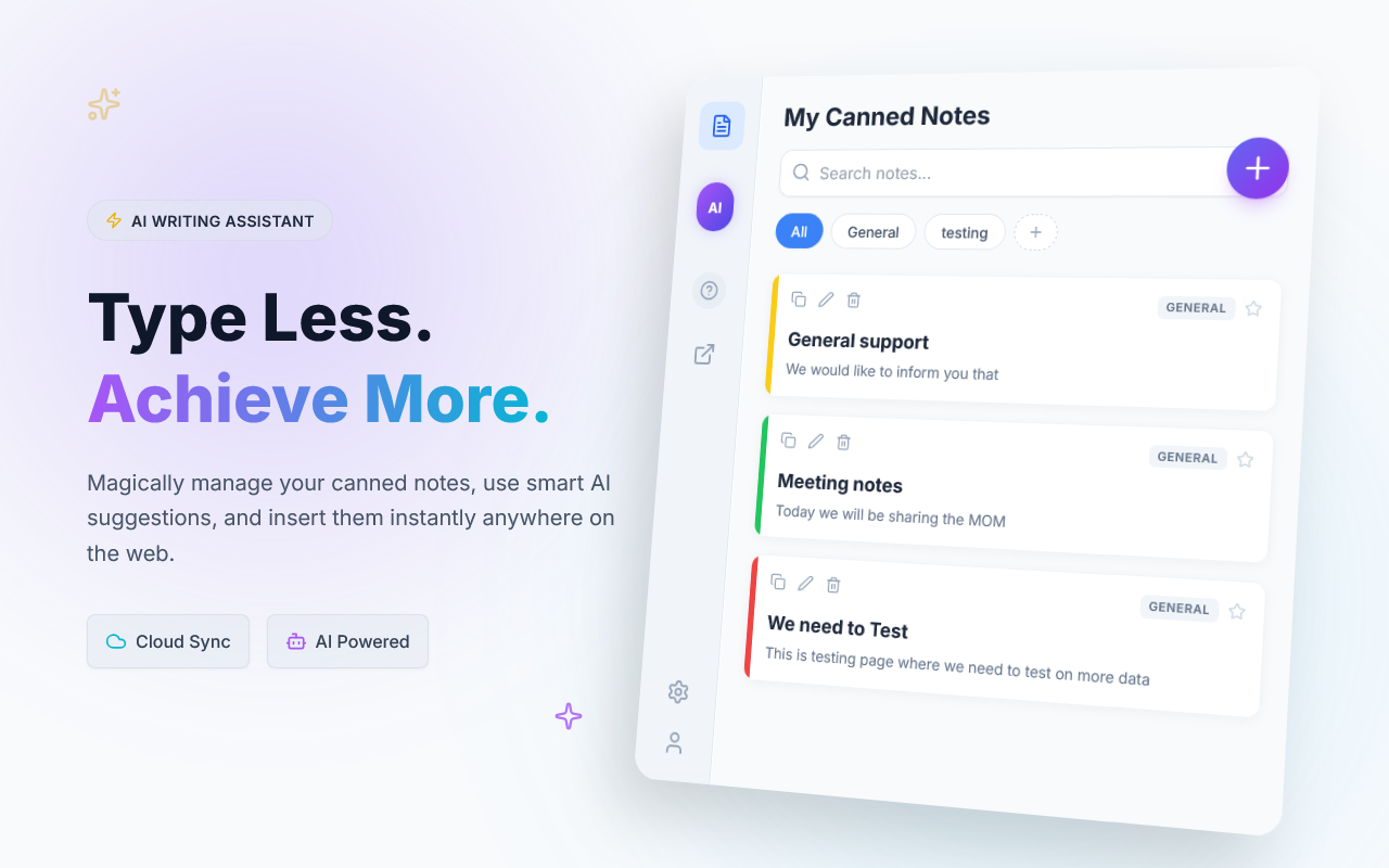 My Canned notes Pro screenshot