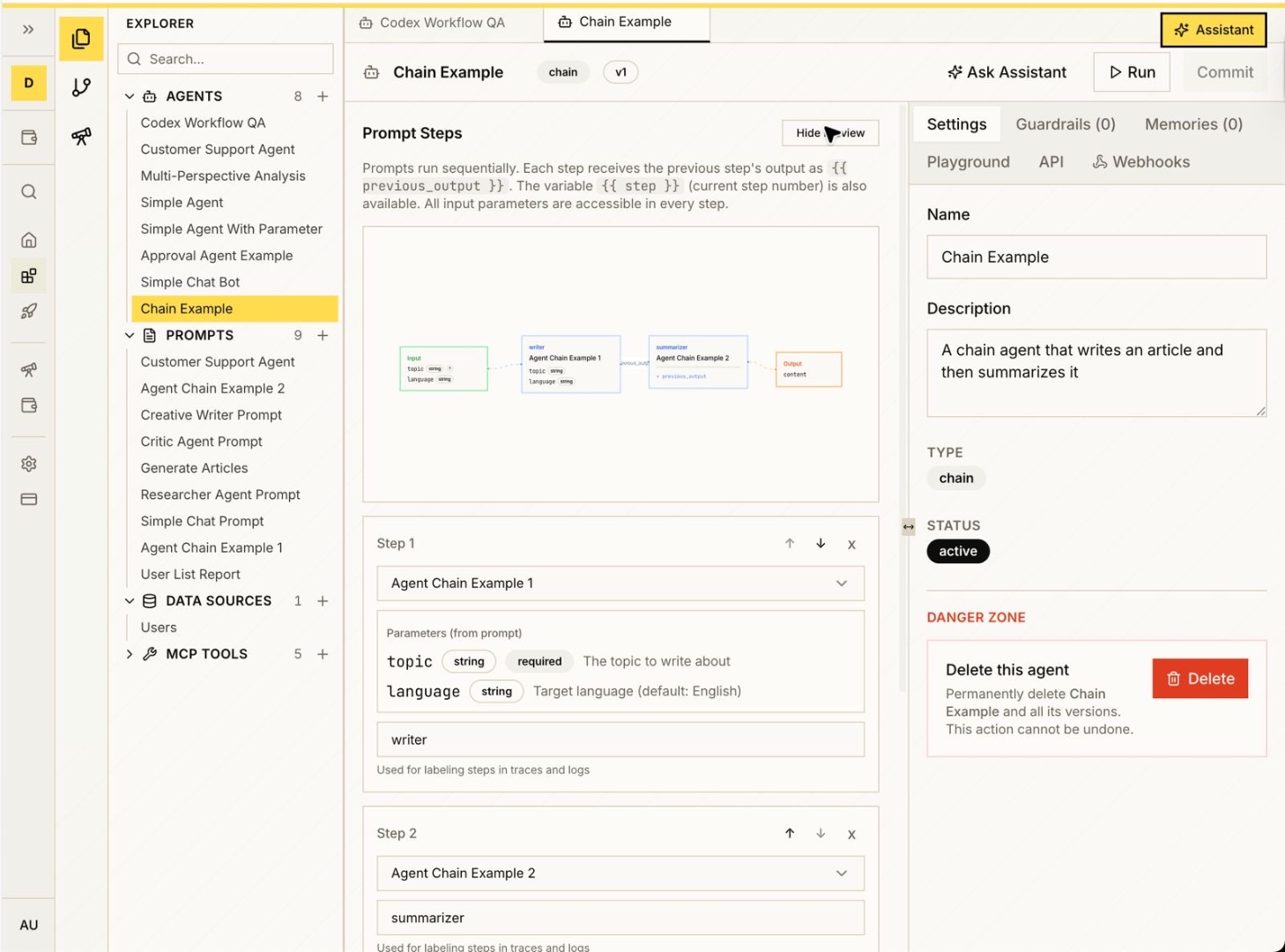 Promptrails screenshot