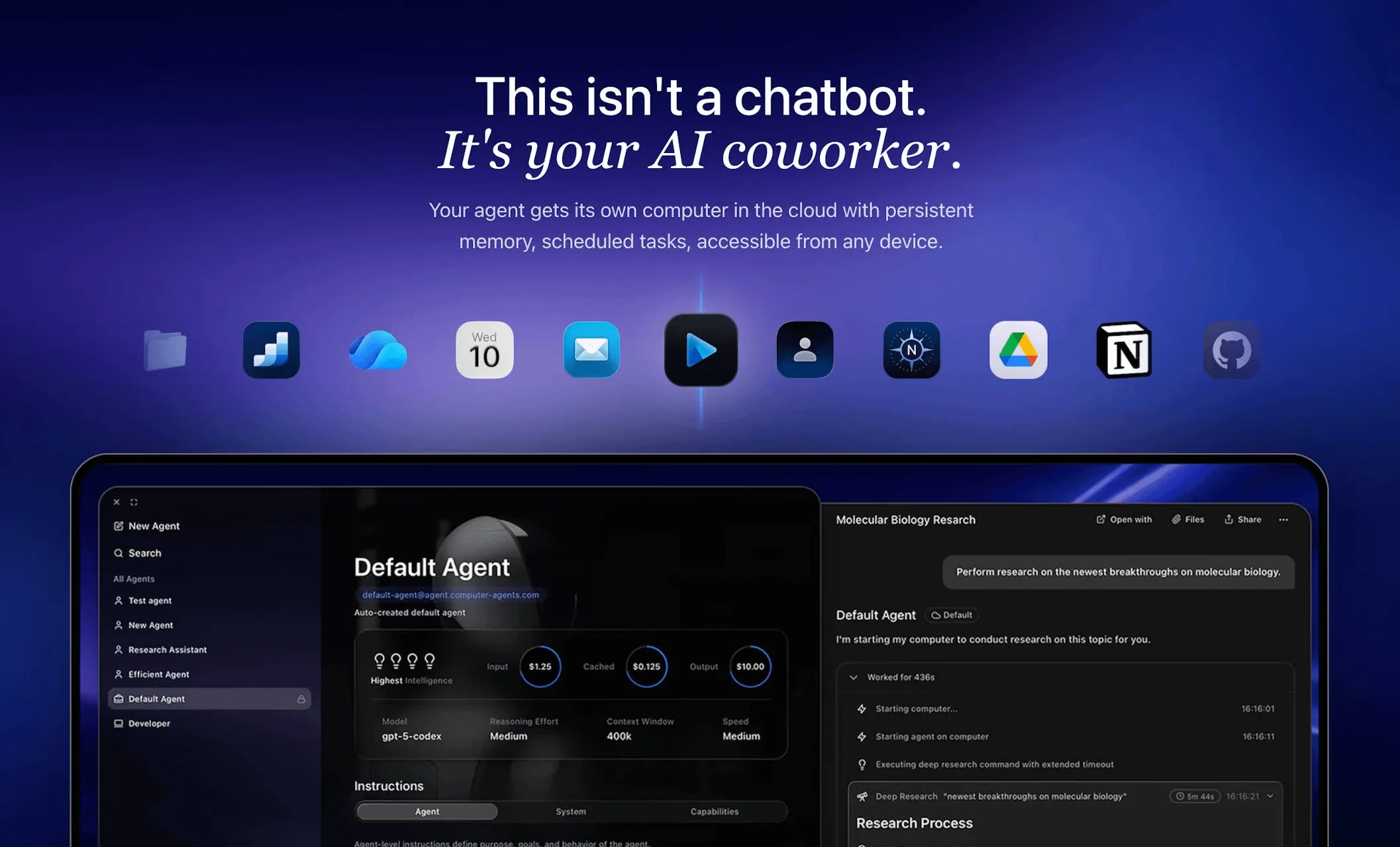 computer agents screenshot