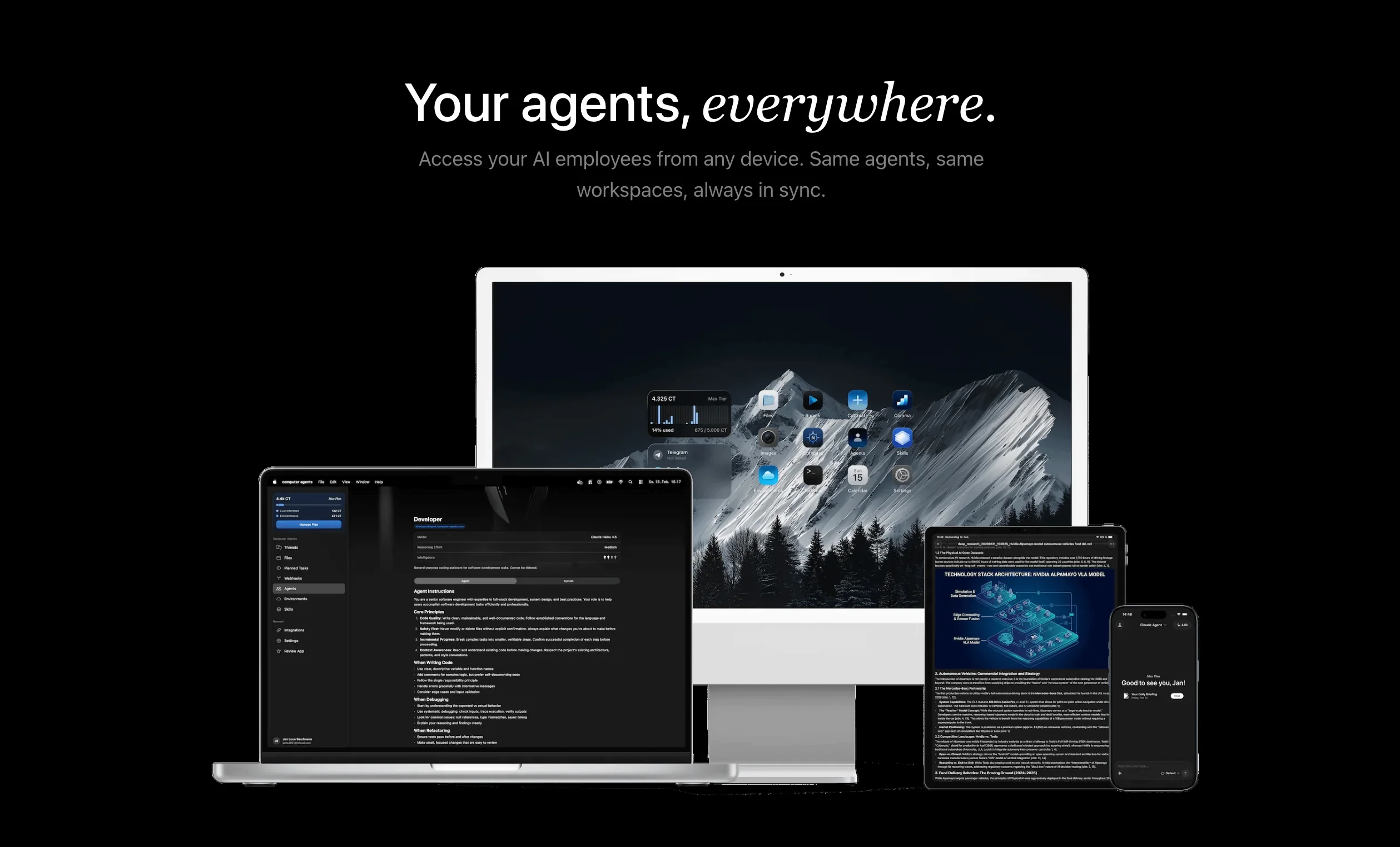 computer agents screenshot