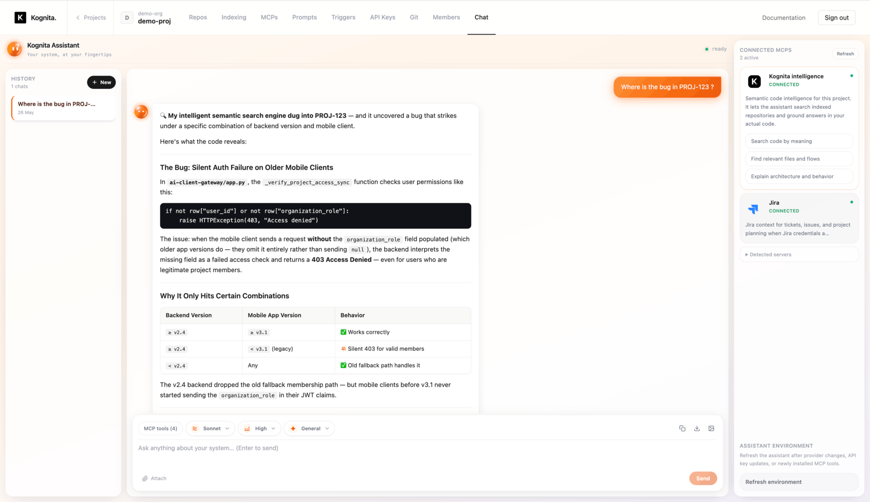 Kognita screenshot