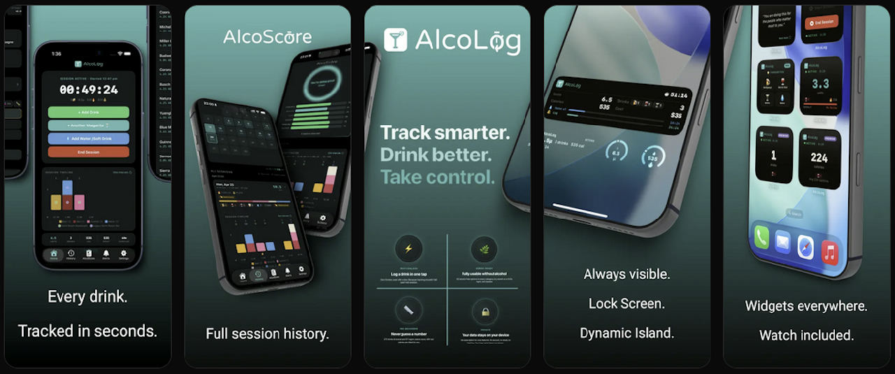 AlcoLog App screenshot