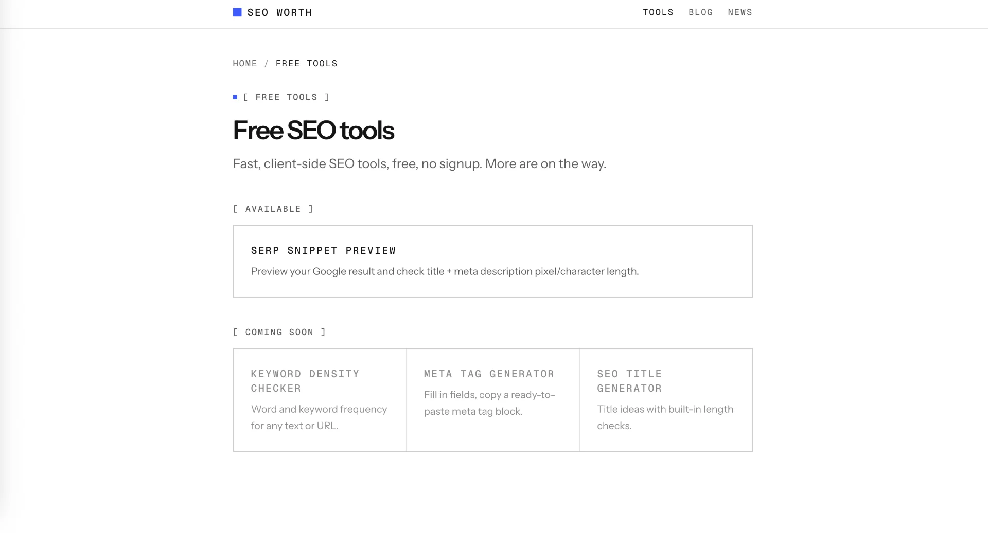 SeoWorth screenshot