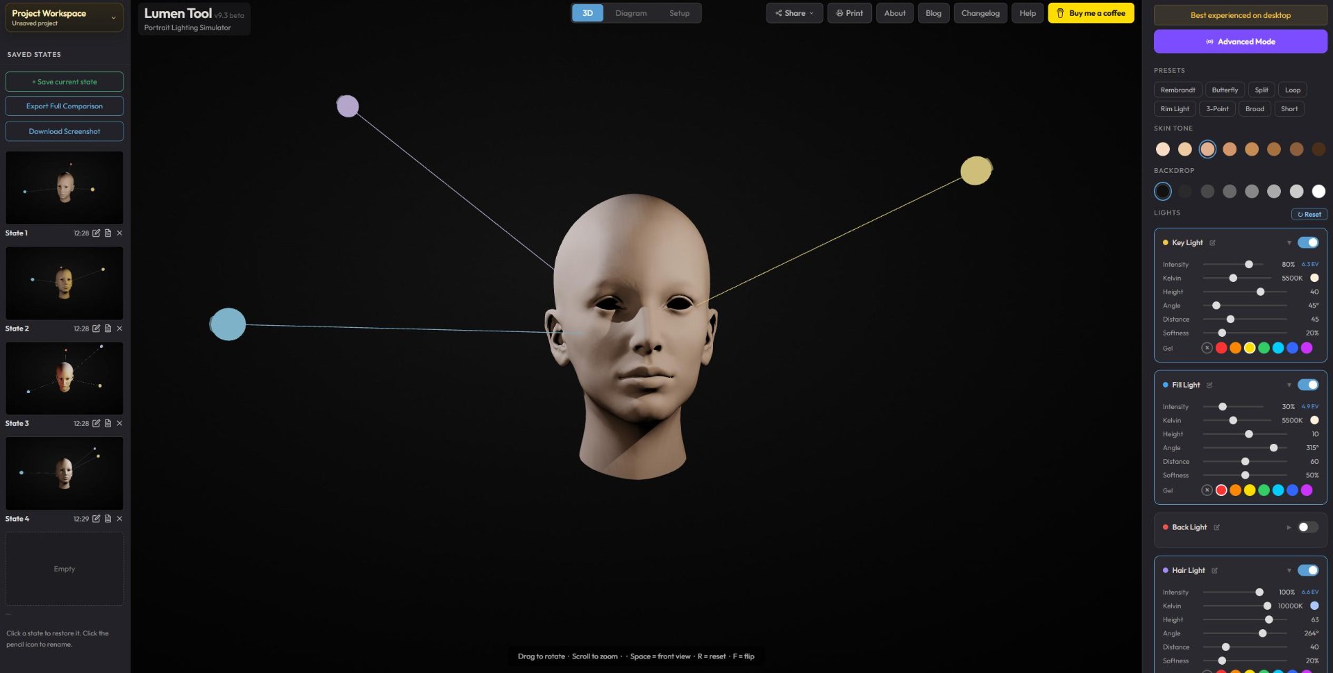 Lumen Tool screenshot