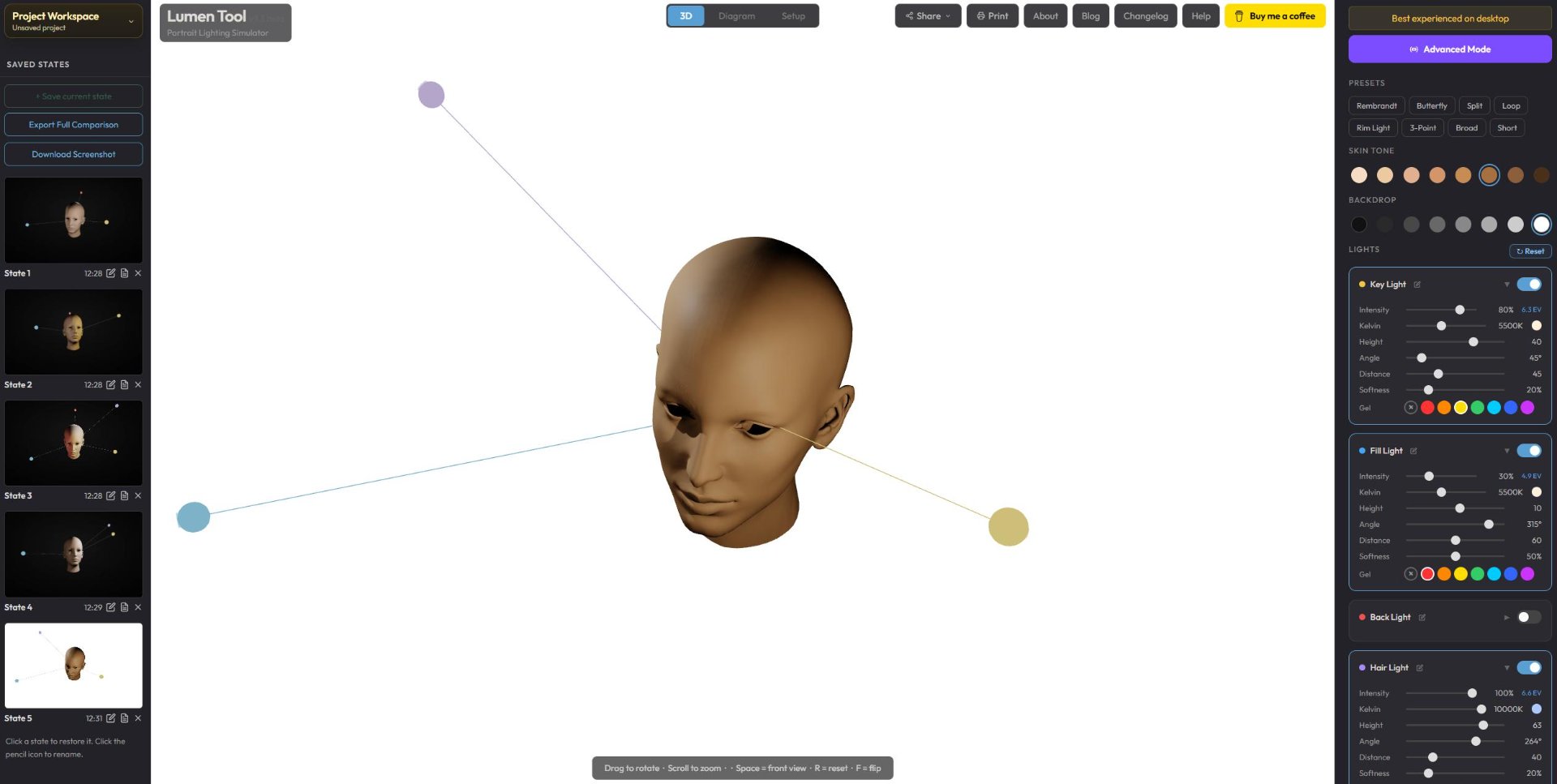 Lumen Tool screenshot