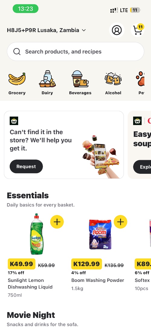 WeCart screenshot