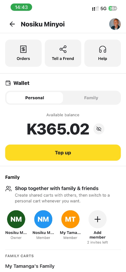 WeCart screenshot