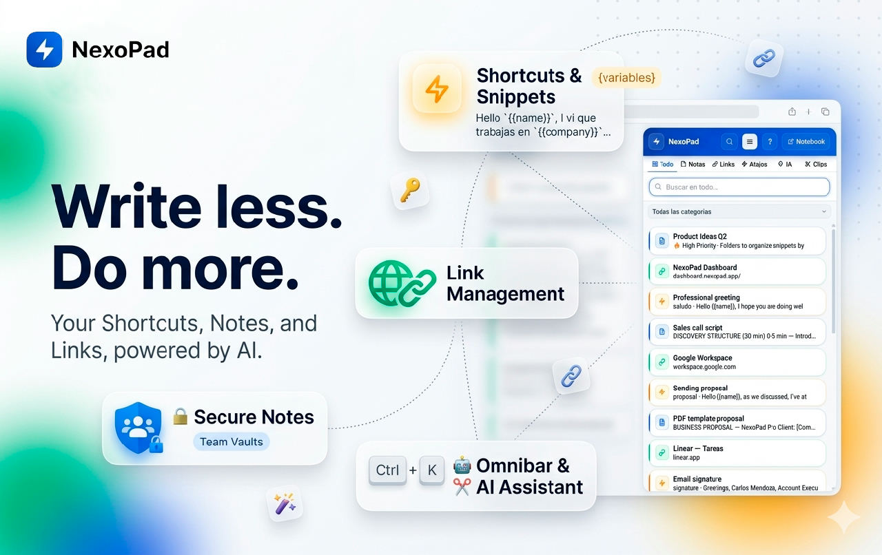 NexoPad screenshot