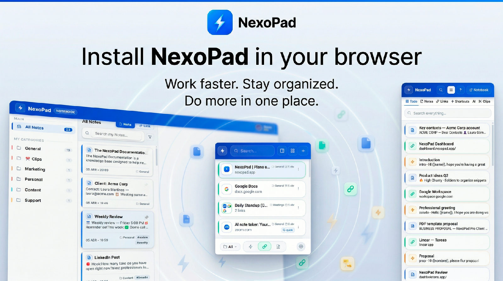 NexoPad screenshot