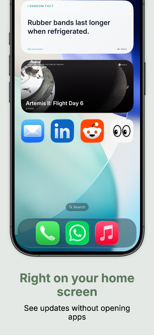 Glance screenshot