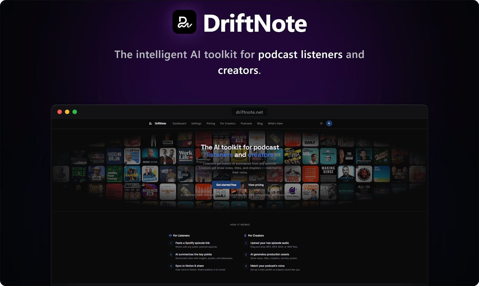 DriftNote screenshot