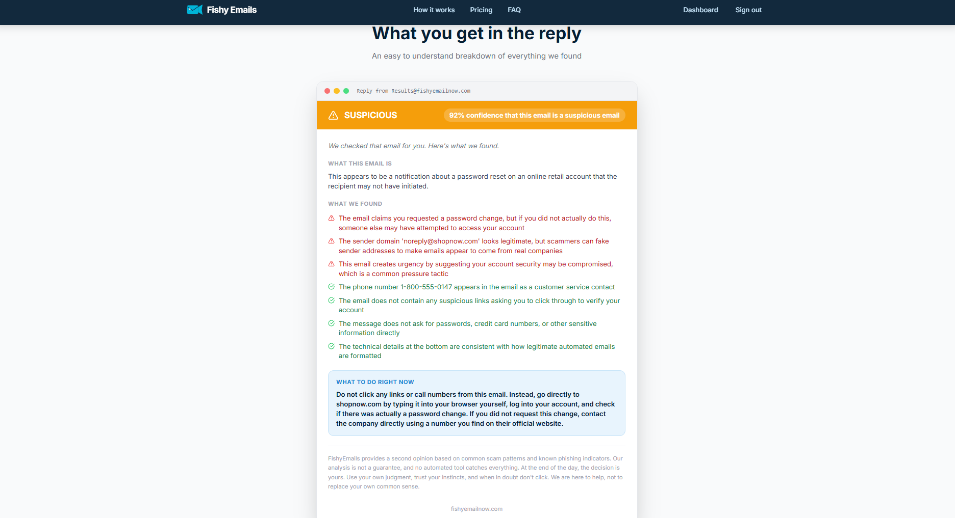 Fishy Emails screenshot