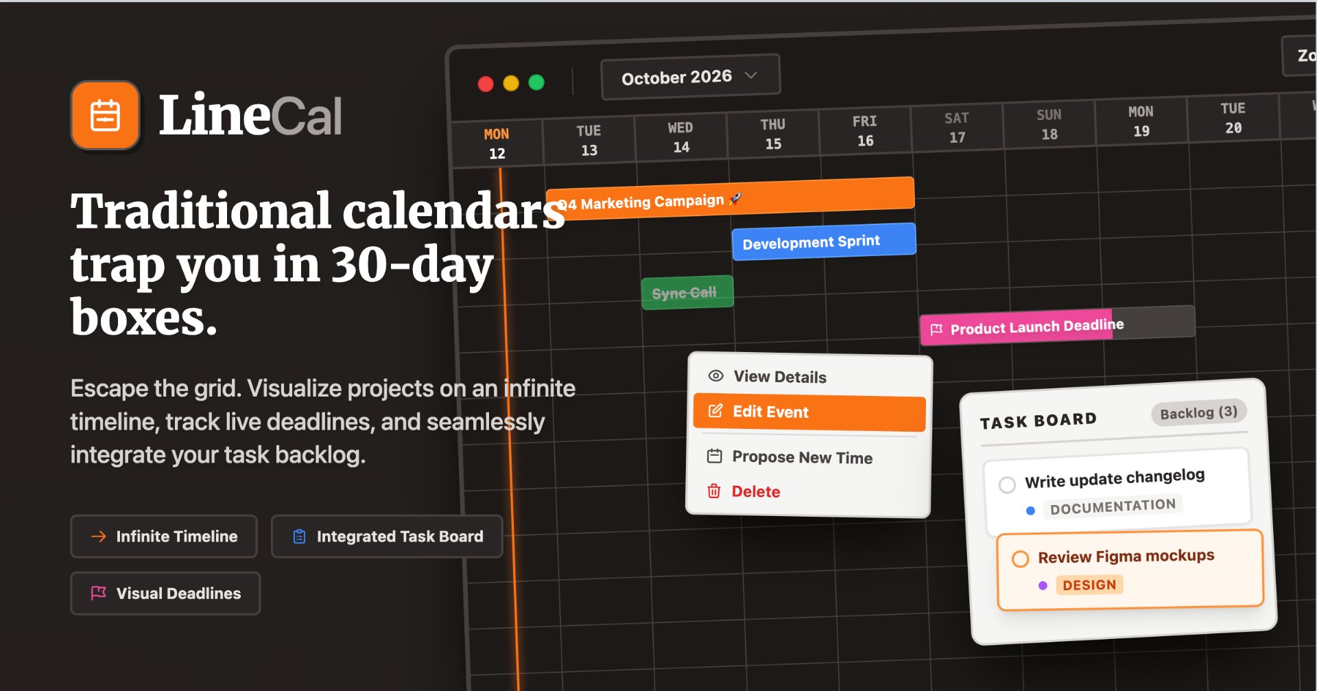 Line Cal screenshot