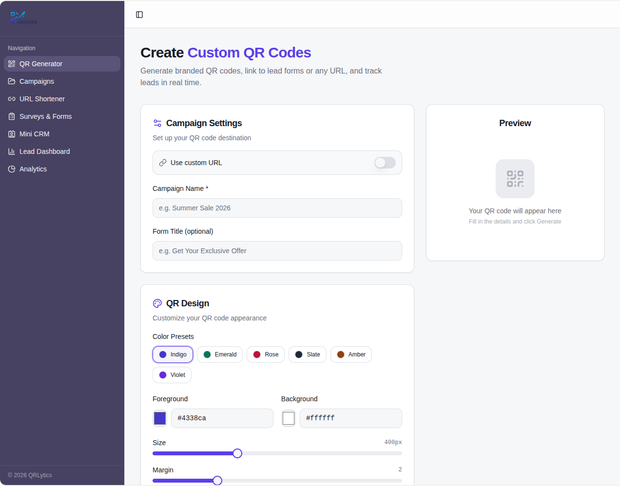 QRLytics screenshot
