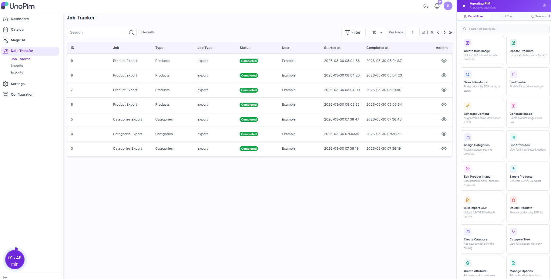 Unopim screenshot