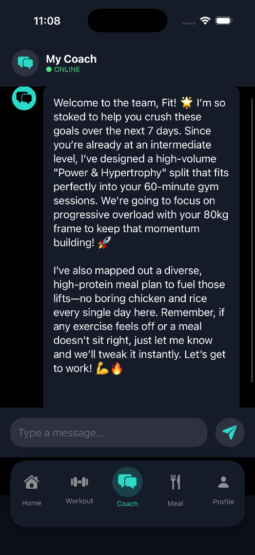 FitMentor screenshot