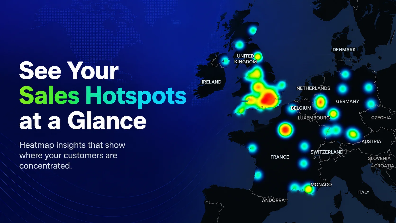 Customer Reach Map for WooCommerce screenshot