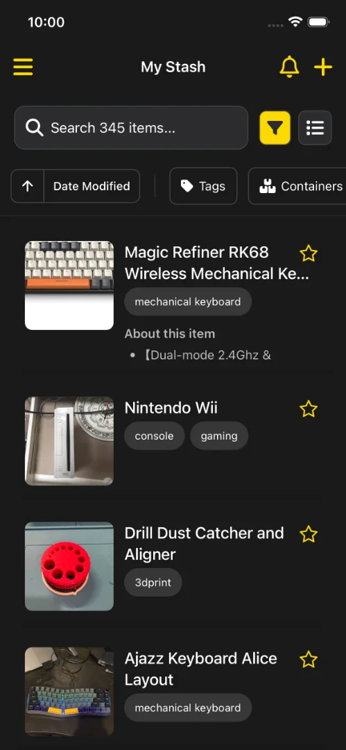 Stashdog screenshot